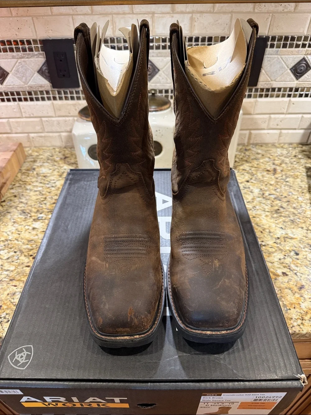 Ariat Groundbreaker H2O Steel Toe boots
